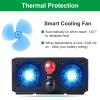 Car Inverter 12V 5000W/6000W/8000W/10000W/12000W, Pure Sine Wave Power Inverter with LCD Display & Socket for Home RV Truck,12V-6000W view 4