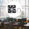 Psdndeww 80x80x25mm Fan 8025 5V 12V 24V for Brushless Computer Cooling Fan 3300RPM USB 2Pin Sleeve Bearing PC Computer view 2