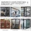 Hebralytic Waterproof Outdoor Fingerprint Lock with Handle, WiFi APP/Card/Password/Keyless Entry Smart Electronic Door Lock for Aluminum/Glass Sliding Door, Digital Door Locks(Gold,270-3585) view 4
