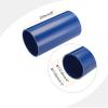 MECCANIXITY 4.3 Inch PVC Rigid Tube Round Pipe Tubing Hardware Tubing Hardware Tubing 101.6mm ID 110mm OD 20cm/8" Length Blue High Impact for Water Pipe view 2