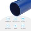 MECCANIXITY 4.3 Inch PVC Rigid Tube Round Pipe Tubing Hardware Tubing Hardware Tubing 101.6mm ID 110mm OD 20cm/8" Length Blue High Impact for Water Pipe view 3