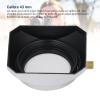 43mm Lens Hood, Aluminum Alloy Metal Lens Hood,Digital Camera Lens Hood Shade for 25mm Or Focal Length view 4