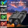 HMWOKPOT 4K Adult Night Vision Goggles 3D Head-Mounted Digital Infrared Night Vision Binoculars 8X Optical Zoom Night Vision Scope view 2