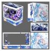 HDYDSSD Computer Cases,Mid-Tower PC Gaming Case M-ATX/ITX - Front I/O USB 3.0 /Type-C Port - 270  Panoramic View Tempered Glass Panel - Can Be Customized Privately view 1