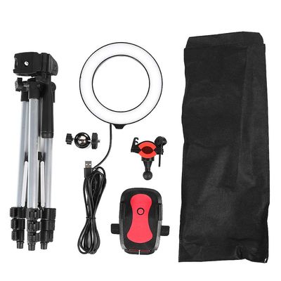 Adjustable LED Circular Light Set with Sturdy Tripod - Perfect for Professional Photography, Video Recording & Livestreams
