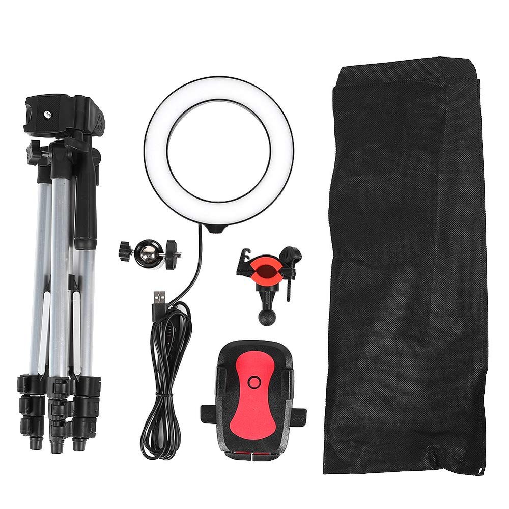 Adjustable LED Circular Light Set with Sturdy Tripod - Perfect for Professional Photography, Video Recording & Livestreams