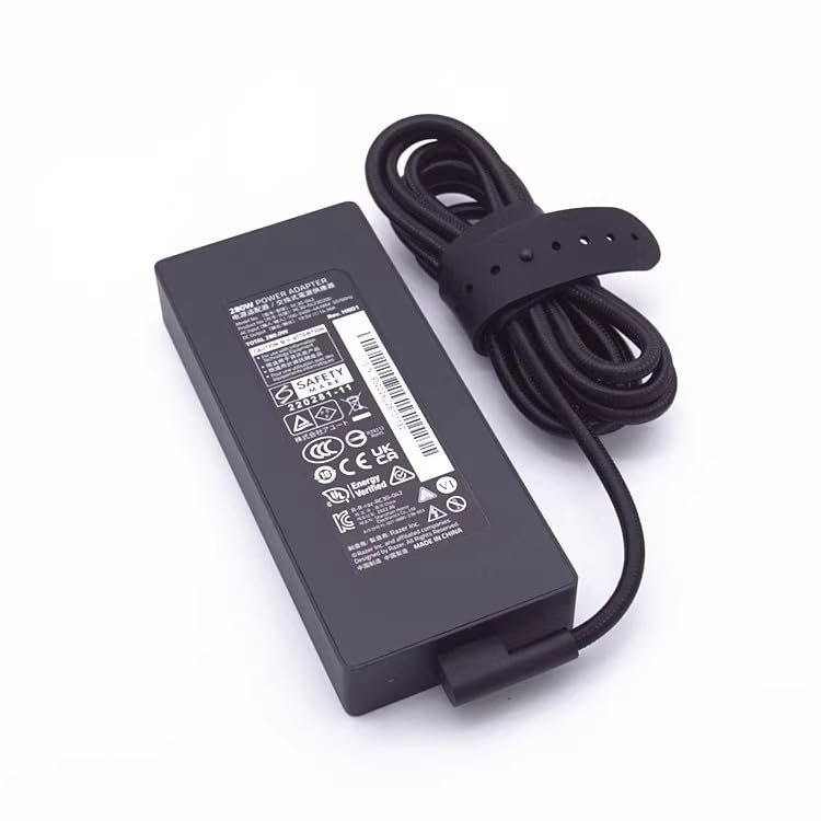 19.5V 14.36A 280W Power Adapter Charger Compatible for Razer Blade GaN RC30-042302