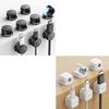 15 Pack Cable Management Cord Organizer, JOYROOM Magnetic Cable Clips Adhesive Wire Holder Keeper, Under Desk Cord Hider for Nightstand Desktop Wall Phone Charging USB Car Workspace Office Accessories view 1