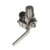 BKIAE Marine VHF Antenna Mounts, Ratchet Mount, 316 Stainless Steel Rail Mount Adjustable Antenna Base for Boat (Clamp-on Antenna), Silver view 4