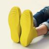 Waterproof Shoe Covers, Non-slip Overshoes Rain Shoe Covers Reusable Shoe Covers Outdoor Cycling Protectors for Kids, Men and Women(L-Yellow) view 3