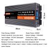 3000W 4000W 5000W 6000W Pure Sine Wave Power Inverter DC 12V 24V to 110V AC Converter with AC Charger Outlets,Car Solar Power Inverters with LCD Display for Home RV Truck,6000W-24V view 2