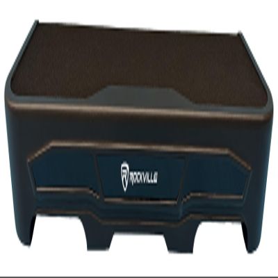 Rockville REC146 Dual 12" Sealed Subwoofer Box for 2007-2018 GMC/Chevy Crew Cab, High-Grade MDF, Poly-Fil Acoustics, Rugged Vinyl, Machine Precision Cut Mounting Holes