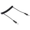 PATIKIL 4.6Ft 5.5mm x 2.1mm Male to Male DC Power Cable, Wire Adapter Coiled Extension Cable Cord for LED Strip DVR Router Surveillance Camera view 1
