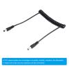 PATIKIL 4.6Ft 5.5mm x 2.1mm Male to Male DC Power Cable, Wire Adapter Coiled Extension Cable Cord for LED Strip DVR Router Surveillance Camera view 4