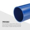 MECCANIXITY 3.5 Inch PVC Rigid Tube Round Pipe Tubing Hardware Tubing Hardware Tubing 81.4mm ID 90mm OD 20cm/8" Length Blue High Impact for Water Pipe view 4