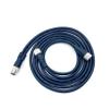 BOUUNCIY M12 5 Pins Connector Cable, Male to Dual Female Circular Connector Molding Cable A Code Straight Industrial Molded Wire IP67 Waterproof Unshielded PVC Wire 60V 4A AC/DC 1Meter (3.28ft) view 3