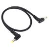 PATIKIL 2Ft 5.5mm x 2.5mm Male to Male DC Power Cable, 18AWG Wire Adapter 90 Degree Right Angle Extension Cord for LED Strip DVR Router Surveillance Camera view 1