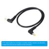 PATIKIL 2Ft 5.5mm x 2.5mm Male to Male DC Power Cable, 18AWG Wire Adapter 90 Degree Right Angle Extension Cord for LED Strip DVR Router Surveillance Camera view 4