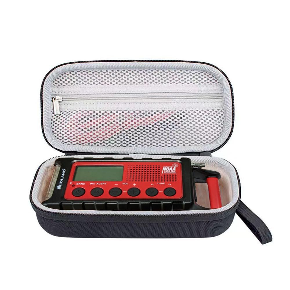 DYGUBOR Hard Case Compatible with Midland ER310/ ER210/ ER300 Emergency Crank Weather Radio (case only)