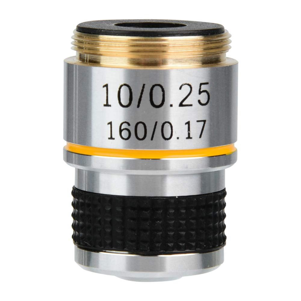 10X Achromatic Objectives, Achromatic Biological Microscope, Biological Microscope Objectives Lens 185 Conjugate Distance