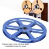 7 Inch Empty Tape Reel, Aluminum Alloy Sound Takeup Reel Disc with 6 Holes, for Reel to Reel Tape Players (Blue) view 4