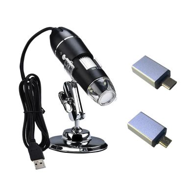 1600X Digital Microscope Camera 3in1 Type-C USB Portable Electronic Microscope for Soldering LED Magnifier for Cell Phone Repair(1000X)