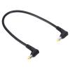 PATIKIL 1Ft 5.5mm x 2.5mm Male to Male DC Power Cable, 18AWG Wire Adapter 90 Degree Right Angle Extension Cord for LED Strip DVR Router Surveillance Camera view 1
