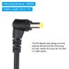 PATIKIL 1Ft 5.5mm x 2.5mm Male to Male DC Power Cable, 18AWG Wire Adapter 90 Degree Right Angle Extension Cord for LED Strip DVR Router Surveillance Camera view 3
