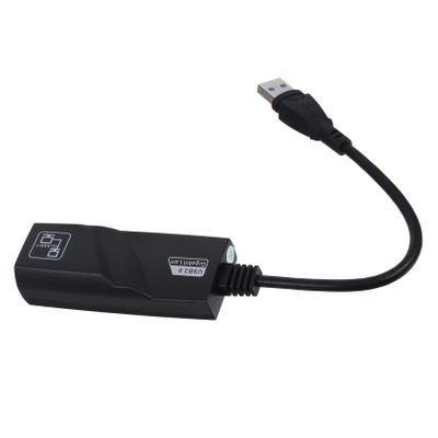 FELTECHELECTR 1000m USB to Gigabit Ethernet Adapter Ethernet to USB Speed Black Easy Installation Professional Design