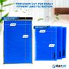 RAYAIR SUPPLY 18x25 Replacement Filter Pads Compatible with Dynamic view 2