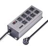 StarTech.com Flat Plug 8-Outlet Heavy Duty Industrial Power Strip 125V/15A with Surge Protector, EMI/RFI Isolation, Mountable PDU, 12ft/3.6m Extension Power Cord, NEMA 5-15P/R, TAA view 1