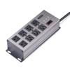StarTech.com Flat Plug 8-Outlet Heavy Duty Industrial Power Strip 125V/15A with Surge Protector, EMI/RFI Isolation, Mountable PDU, 12ft/3.6m Extension Power Cord, NEMA 5-15P/R, TAA view 2