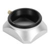 55mm Lens Hood,Digital Camera Lens Hood,Aluminum Alloy Retro Camera Lens Hood Shade for 25mm Or Focal Length view 1