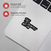 Sticker Mania Funny Sticker Decals - Fun Decal Set, Weather Resistant Outdoor Sticker, Water Resistant Sticker, Set of 3 Modern Stickers view 3
