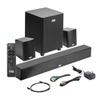 Acoustic Audio 5.1 Surround Sound Home Theater Sound Bar with Bluetooth, RCA, Optical, ARC, AUX, Wireless Subwoofer and Remote Control - AA5190 (Black) view 1