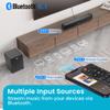 Acoustic Audio 5.1 Surround Sound Home Theater Sound Bar with Bluetooth, RCA, Optical, ARC, AUX, Wireless Subwoofer and Remote Control - AA5190 (Black) view 4