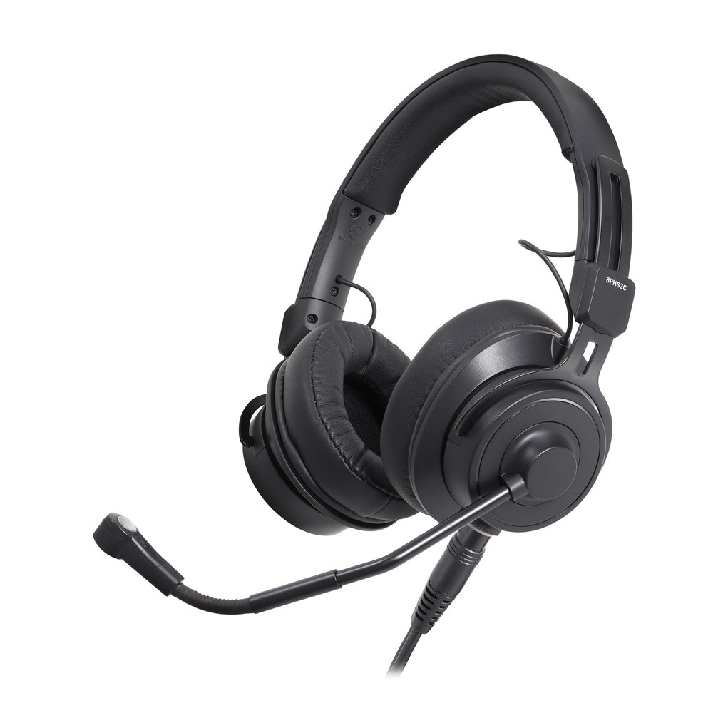 Audio-Technica BPHS2Ca-UT Stereo Broadcast Headset, Unterminated