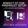 Cooler Master Elite 301 Micro-ATX High Airflow Minimalist PC Case, 365mm GPU Max, Compatible RTX 5080|RX 7090 XT, 280mm AIO Max, Type C, Tempered Glass, Triple 120mm aRGB PWM Fan, Intakes Grill view 2