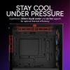 Cooler Master Elite 301 Micro-ATX High Airflow Minimalist PC Case, 365mm GPU Max, Compatible RTX 5080|RX 7090 XT, 280mm AIO Max, Type C, Tempered Glass, Triple 120mm aRGB PWM Fan, Intakes Grill view 4