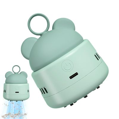 Desktop Vacuum Cleaner, Desktop Vacuum Cleaner | Small Portable Vacuum Cleaner | Cute and Stylish Table Dust Vacuum Cleaner with Silicone Handle, Dual Speed Wireless USB Charging Vacuum Cleaner