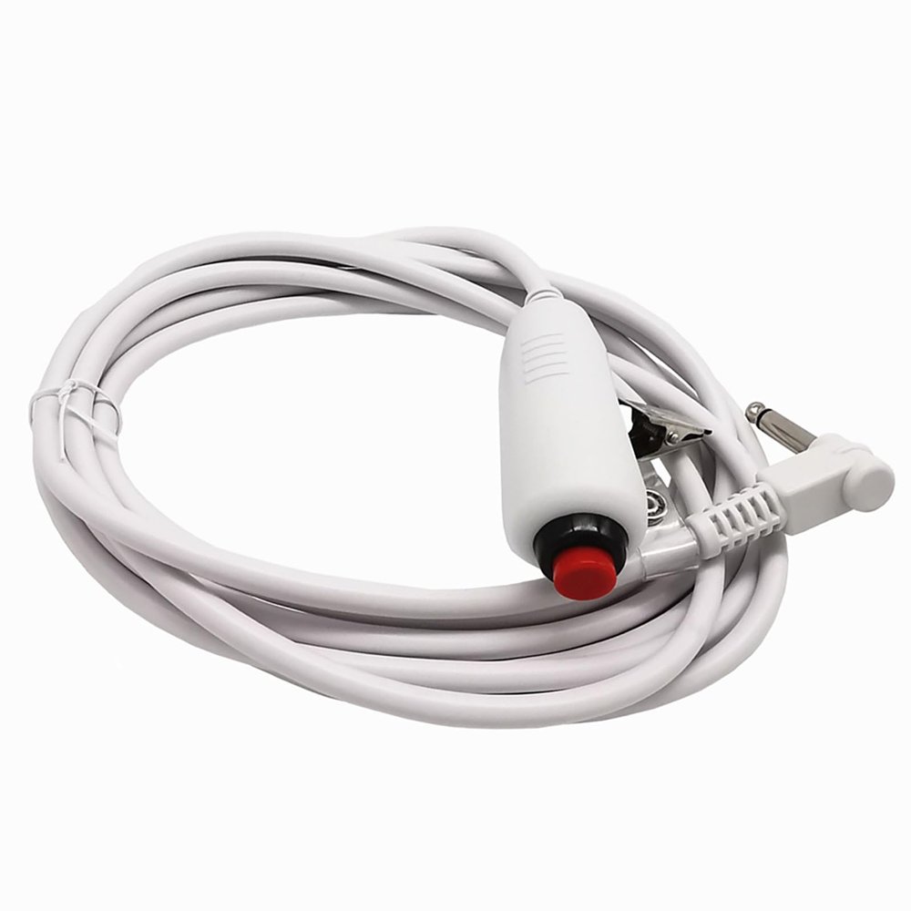 Btgghytr Nurse Call Cord Push Button Cable with Bed Sheet Clip 6.35mm Phone Plug Cable for Nurse Station Call Cord