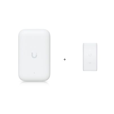 TWA Bundle of Ubiquiti UK-Ultra Swiss Army Knife Wi-Fi 5 Indoor and Outdoor Access Point Bundled with U-POE-af 48 VDC Passive PoE Adapter