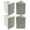 KICKER KB6 6.5" 150 Watt Peak Power 2-Way Full-Range Indoor/Outdoor Gray Stereo Speakers (Qty 4) view 1