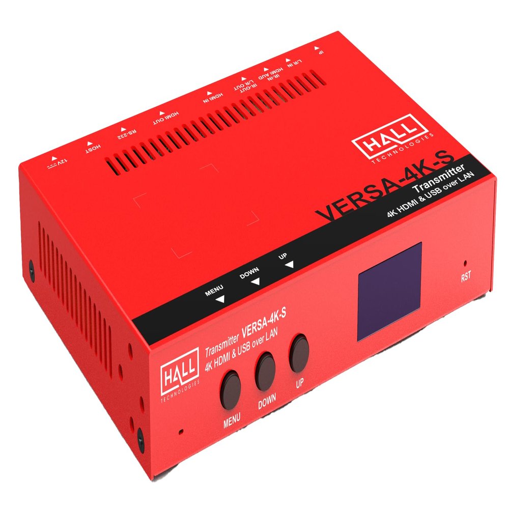 Hall Technologies HT-VERSA-4K-S 4K Video & USB Encoder Extension for Point-to-Point or Matrix Over IP
