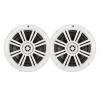 KICKER 6.5" 150 Watt Peak Power 2-Way Marine OEM Replacement White Boat Audio Speakers (Pair) view 1