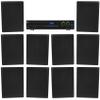 Audiosavings Bundle: (1) JBL VMA2120 2-Ch. Commercial/Restaurant 120W 70V Bluetooth Amplifier Bundle with (10) Rockville RockSlim 70B Black 5.25" 70v Commercial Restaurant Wall Speakers (11 Item) view 1