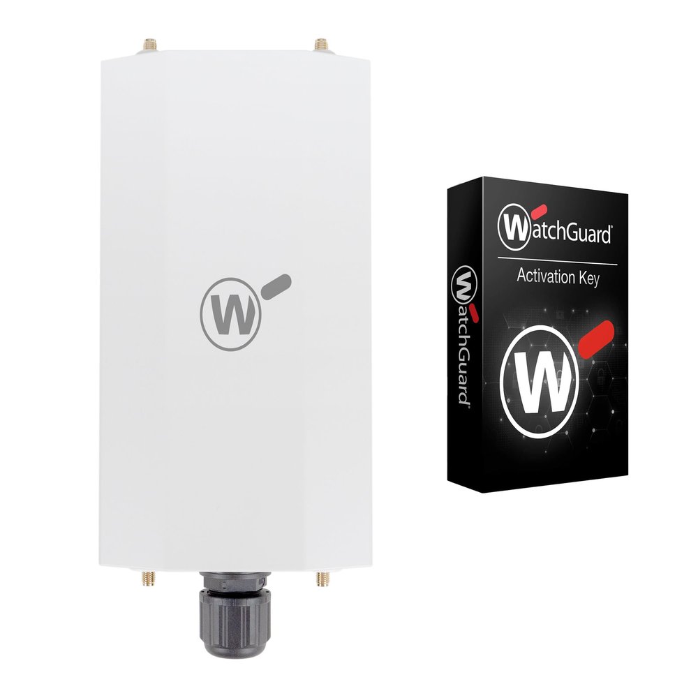 WatchGuard AP332CR - Wi-Fi 6 Indoor/Outdoor Access Point - 802.11ax - WPA3-2x2 Radio, 4 Ext Antennas - IP67-Rated - Includes 3-YR USP Wi-Fi Management License (WGA332000000 + WGWUM22003)