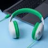 Avid AP-400 WonderEars Classroom Headphone with Microphone, USBC, Green view 4