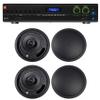 Audiosavings Bundle: (1) JBL VMA2120 2-Ch. Commercial/Restaurant 120W 70V Bluetooth Amplifier Bundle with (4) JBL Control 18C/T-BK 8" 70v Commercial Black Ceiling Speakers for Restaurant (5 Item) view 1