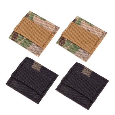 4 Packs Tactical Headphone Cable Storage Board Fastening Cable Ties Strap for Helmet Headset Walkie-Talkie Wire Hook and Loop Sticker Camo